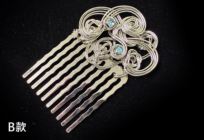 纍花絲瑬金系列-中韻金髮梳